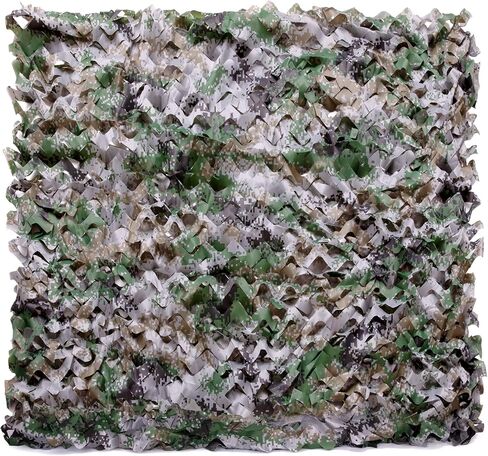 Ginsco Woodland Camouflage Netting for Camping Military Theme Party Decoration Photography in Saudi Arabia