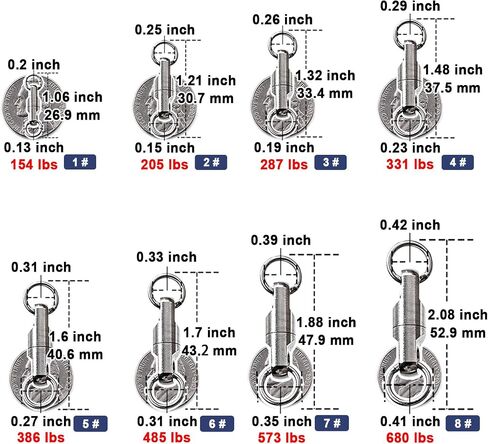 Heavy Duty Swivels Fishing Tackle, 10pcs Big Game Bullet Swivels Saltwater for Surf Fishing Sea Catfish in Saudi Arabia