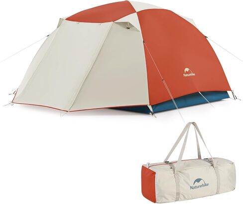 Naturehike Camping Tent, 2/3 Person Double Layer, Instant Easy Setup, Waterproof PU2000mm, 54 MPH Wind Resistance, UPF 50+, Outdoor Tent for Camping, Festivals, Backyard, Sleepovers in Saudi Arabia