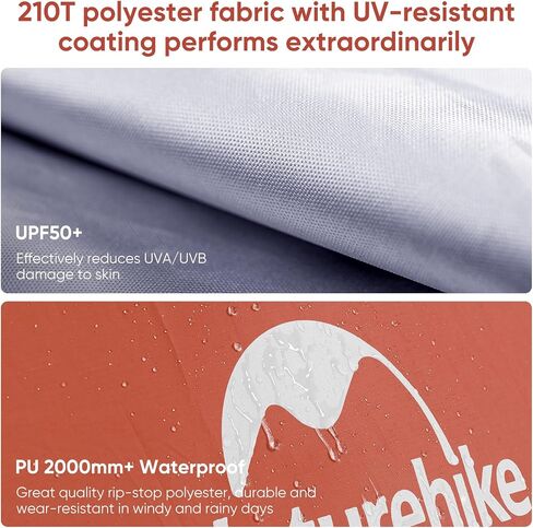 Naturehike Camping Tent, 2/3 Person Double Layer, Instant Easy Setup, Waterproof PU2000mm, 54 MPH Wind Resistance, UPF 50+, Outdoor Tent for Camping, Festivals, Backyard, Sleepovers in Saudi Arabia