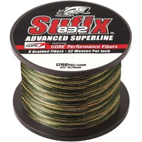 Sufix 660-306CA 832 Braid 6 lb Camo, One Size