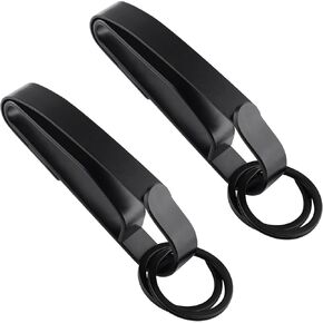 Duty Belt Key Holder, Quick Release Belt Key Clip, Superior Key Ring Holder with Keyrings for Police, Law Enforcement and Workers(2PCS,2.25 Inch)