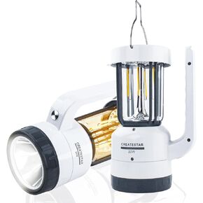 Rechargeable Battery Camping Lantern for Power Outages, Super Bright Flashlights Emergency,Hanging Camping lights with 4 Modes for Hiking,Car Repair, Outdoor