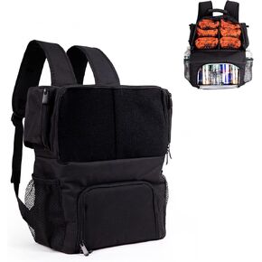 Cornhole Backpack Camo with Cooler Compartment, Holds up to 3-4 Sets (12-16 Bags), Bottle Opener, Cooler Holds up to 12 cans
