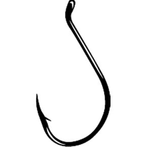 Gamakatsu Octopus Hook-Pack Of 25 (Black, 7/0)