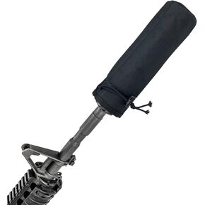 9 Inch Heat Resistant Suppressor Cover Sleeve Burn Proof Hot Suppressor Pouch Transport Bag for Deer/Duck Hunting Gear
