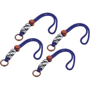 PATIKIL Paracord Lanyard Keychain, Cell Phone Keychain Rope Wrist Lanyards Braided Strap with Spring Ring for Hanging