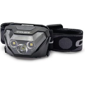 Cyclops HL500 Headlamp | Tactical Durable Lightweight Compact Adjustable Headband Weather Resistant IPX6 Bright LED 500 Lumen Head Flashlight | AAA Batteries Included