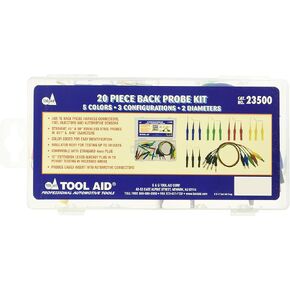 Tool Aid - 20 Piece Back Probe Kit (23500) , Blue