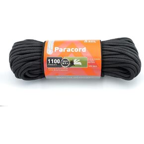 Survive Outdoors Longer 1100 Paracord for Survival, 100% Nylon, 100 ft