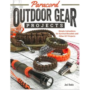 Paracord Outdoor Gear DIY Craft Book and Crafting Essentials Kit (Book and Crafting Essentials Kit)