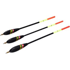 Health Gear Fishing Bobbers, Fishing Slip Floats, 3Pcs Fishing Floats and Bobbers Slip Bobbers for Crappie Professional Fishing Tackle Tools 1.5+6g 1.5+5g 1.5+4g