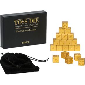 The Full Metal Jacket, Beer Die & Snappa Cubes by Toss Die (20 Pack)