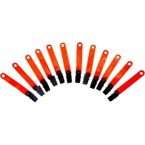 Allen Company Allen Reflective Trail Markers with Clips (Pack of 12), Orange, one Size (473)