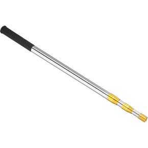 PATIKIL Telescopic Fishing Net Handle Stainless Steel 3 Sections Portable Handle Fishing Pole Tackle Tool for Landing Net