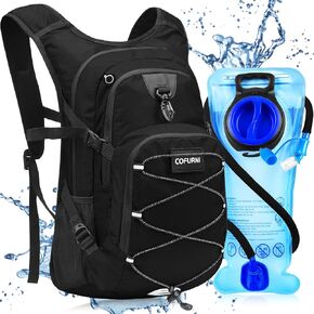 Hydration Backpack 20L with Water Bladder 2L, Large Storage Hiking Daypack for Men Women, Lightweight Insulation Water Backpack for Biking, Running, Skiing, Trekking, Camping