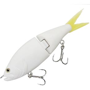 Sinking Blugill Glide Bait with Metal Joint Animated Slow Sinking Fishing Lure for Freshwater Saltwater Bass Trout Shad Lifelike Fishing Tackle