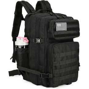 Tactical Backpack Daily Use Military Tactical Backpack for Men and Women 45L Backpack Fitness Backpack(Black Lightning)