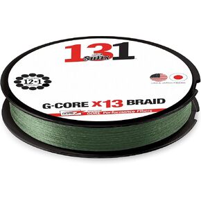 Sufix 131 Braid 50 lb Low-Vis Green - 150 Yds