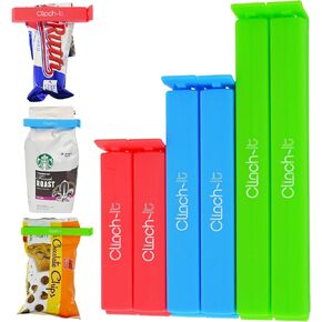 CI-10002-S4 Bag Sealer Closure Clips - Keep Food Fresh, Set of 24