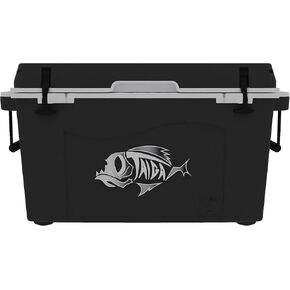 TAIGA 55 Quart Cooler, Black, Made in The USA by a Veteran owned company. The perfect cooler for The outdoors or The back of The truck.