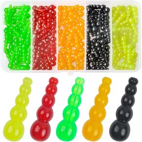 Stacked Fishing Beads 150pcs Fishing Beads Lures Tackle Kit Trout Beads Lure Making Supplies Walleye Rig Fishing Inline Spinner Accessories in Kuwait