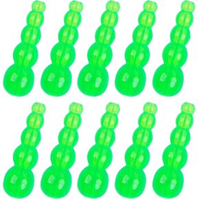 100PCS Stacked Fishing Beads Plastic Trout Beads Fishing Line Rig Bead for Spinner Fishing Lure Making Supplies Fishing Tackle Accessories