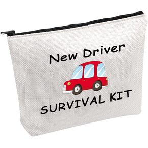 New Driver Survival Bag Passing Driving Test Sweet 16 Gift Teen Daughter Gift (New Driver Survival Kit)