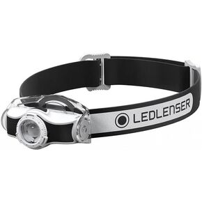 Ledlenser Running Headlamp MH3-powerful 200 Lumens with 130m Beam Range, Black-White in Kuwait