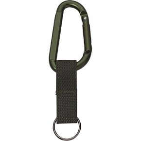 Rothco Jumbo 80MM Carabiner With Web Strap Key Ring