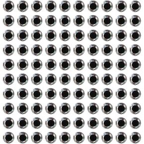 200 Pcs 4mm Fishing Lure Eyes Realistic Fish Eyes Lifelike Fish Eye Stickers Craft Animal Eyes Fly Tying Lure Eyes Red