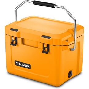 Dometic Patrol 20L Insulated Hard Cooler, Mango, Ice Chest and Passive Cool Box, Fits 15 Cans