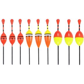 OriGlam 9pcs Bobbers Fishing Floats Fishing Bobbers, Fishing Float and Bobber Kit, Colorful Fishing Carp Floats Trout Float Saltwater Freshwater for Pike Perch Bass