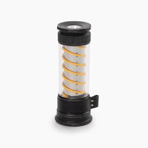 Barebones Edison Light Stick - Rechargeable Battery Light and Camping Lantern - LED Light and Flashlight for Camping Essentials (Tumbled Steel)