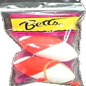Betts Billy Boy MO250S Weighted Oval SlipFloat w/Beads & Bobber Stops 2-1/2-Inch