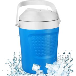 1 Gallon Water Jug with Handle Portable Water Cooler Water Bottle Jug for Baseball, Football, Gym, Soccer, Camping, Beach, Sports, Tailgating, Picnic