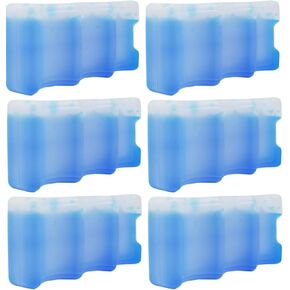 مجموعة من حشوات علبة الثلج المبردة - تحتوي على جل هايبر كول القابل لإعادة الاستخدام بالداخل - تحتوي كل حشوة على فتحات تتسع لـ 6 علب! in Kuwait