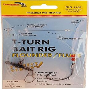 Thundermist Lure Company Bait Rig - Flounder/Fluke, Fluorocarbon