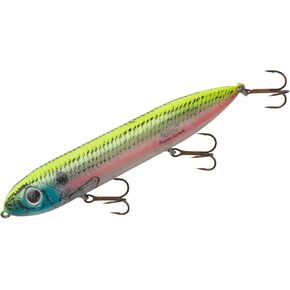Heddon Super Spook Topwater Fishing Lure for Saltwater and Freshwater, Okie Shad, Super Spook (7/8 oz)