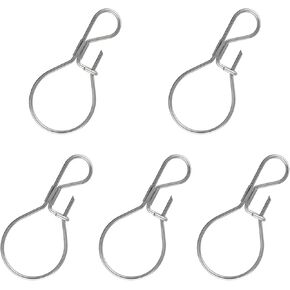 5PCS Fishing Lock Snap Freshwater Saltwater Fishing Stringer Clip Stainless Steel Live Fish Lock Buckle Big Game Snaps