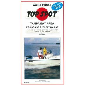 Map N202 Tampa Bay Area Fishing and Recreation Map Port Rickey to Venice