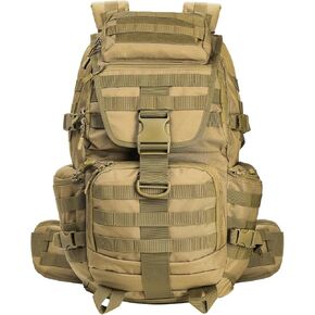 حقيبة ظهر تكتيكية سعة 50 لتر، حقيبة ظهر كبيرة للبقاء على قيد الحياة، مقاومة للماء لمدة 3 أيام، حقيبة ظهر شديدة التحمل للاستخدام في الهواء الطلق للرياضة، والسفر، والمشي لمسافات طويلة، والمغامرة، وعبور الغابة، والتخييم، والرحلات in Kuwait