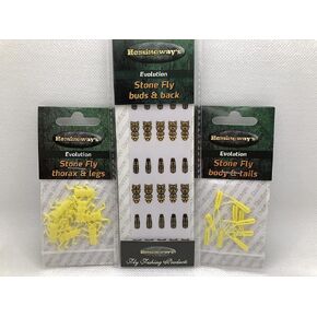 Hemingway's Evolution Yellow Stonefly Tying Set