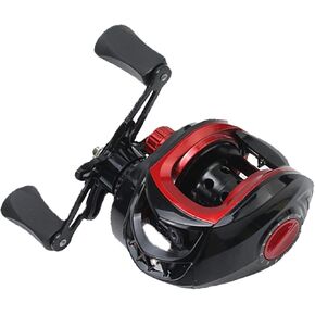 Saltwater Baitcaster Reels, 8Kg Braking Force Bait Caster, Powerful Lightweight Smooth Baitcaster Fishing Reel for Saltwater Freshwater