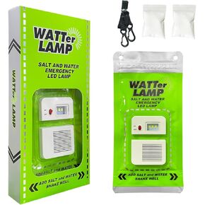 Salt Water Lamp, No Battery Emergency Lamp LED Lamp Camp Lighting Emergency Light Outdoor Lamp for Outdoor Activities Night Fishing Camping(1 PCS) in Kuwait