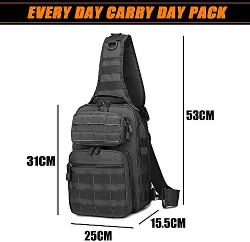 VIIDOO Tactical Molle Sling Bag for Men in Saudi Arabia
