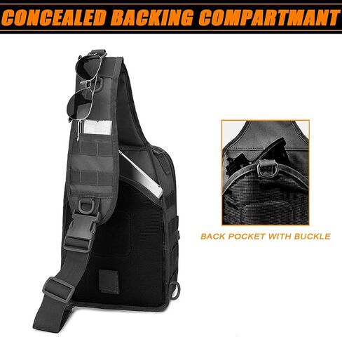 VIIDOO Tactical Molle Sling Bag for Men in Saudi Arabia