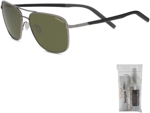 Serengeti Spello Square Sunglasses For Men + DIW Kit in Saudi Arabia