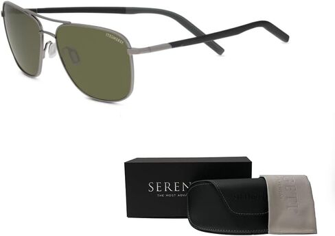 Serengeti Spello Square Sunglasses For Men + DIW Kit in Saudi Arabia