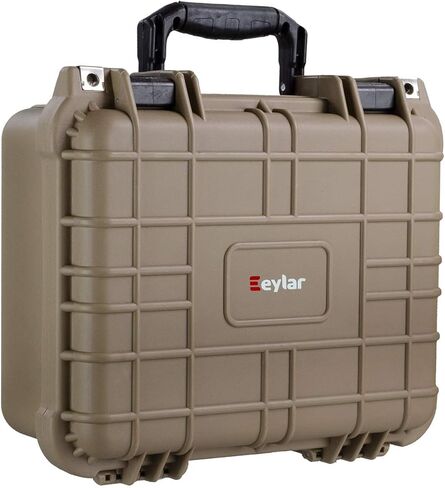 حافظة مسدس صلبة تكتيكية من Eylar مقاومة للماء والصدمات مع رغوة معتمدة من إدارة أمن المواصلات الأمريكية مقاس 13.37 بوصة و11.62 بوصة و6 بوصة in Kuwait